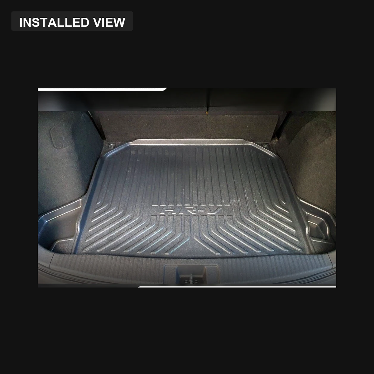 Boot tray installed in a Honda HR-V 2nd Gen RU