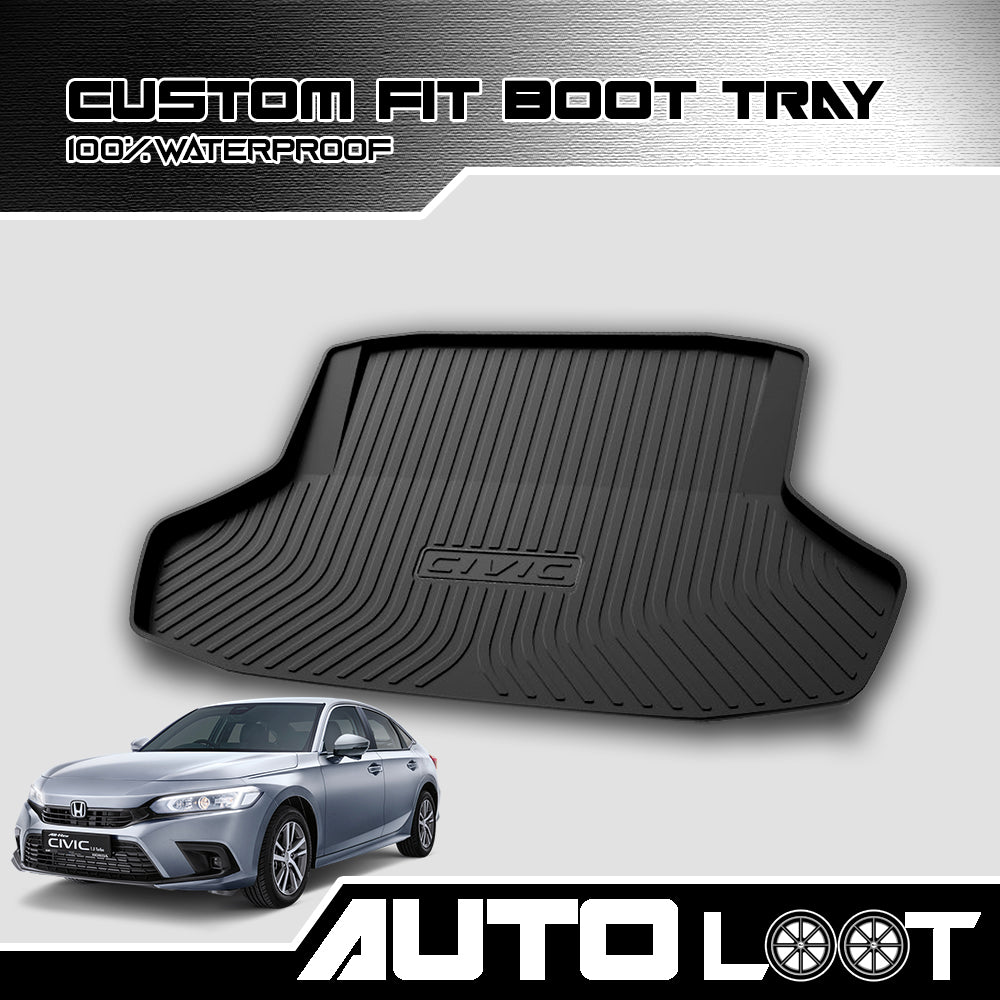 Honda Civic Sedan (2022 Onwards) Car Boot Tray - Autoloot Car Accessories