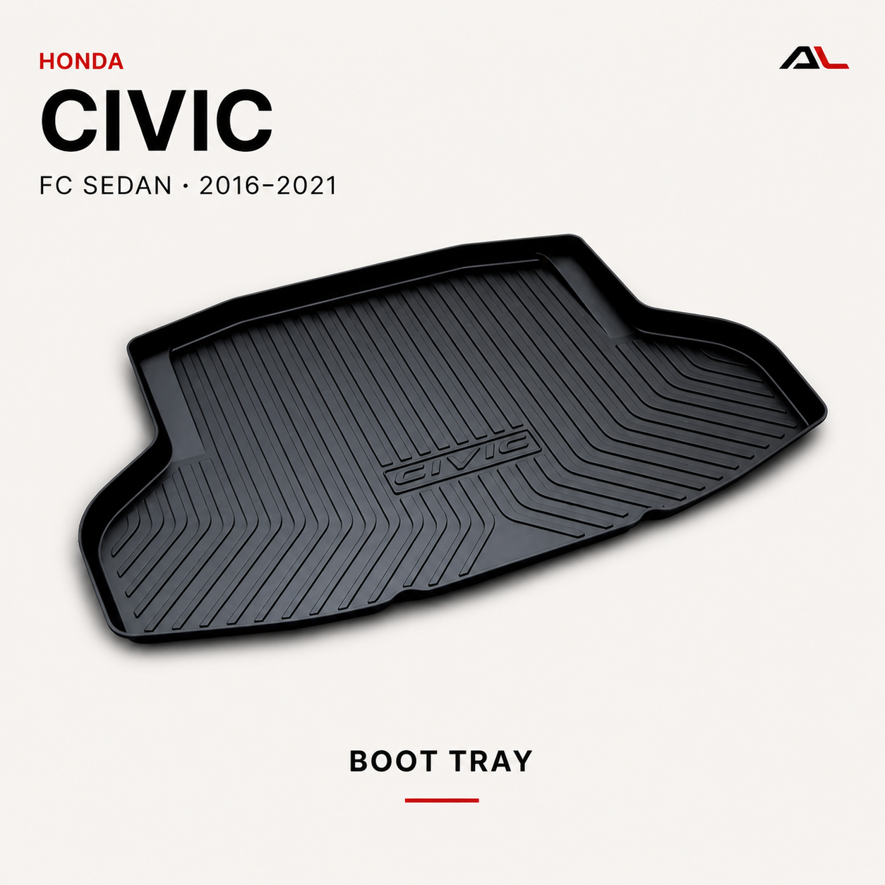 Honda Civic 10th Gen FC Sedan boot tray product view