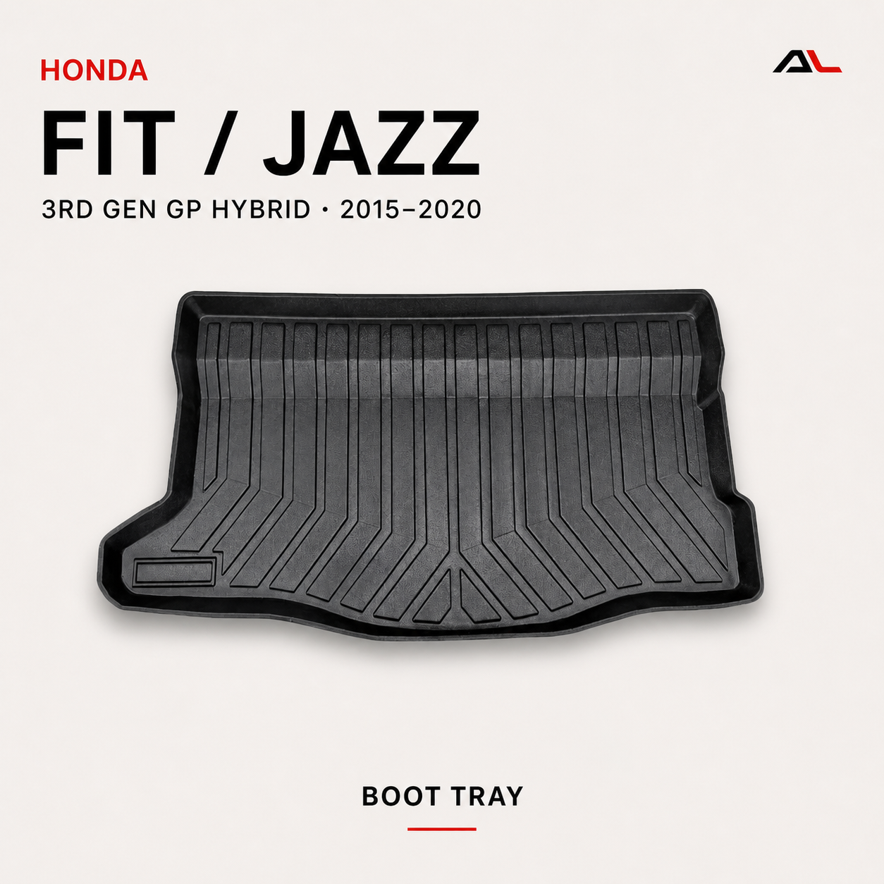 Honda Fit or Jazz 3rd Gen GP Hybrid boot tray V2 product hero