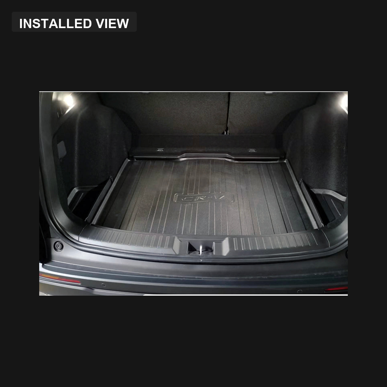Boot tray installed in a Honda CR-V 6th Gen 5-Seater