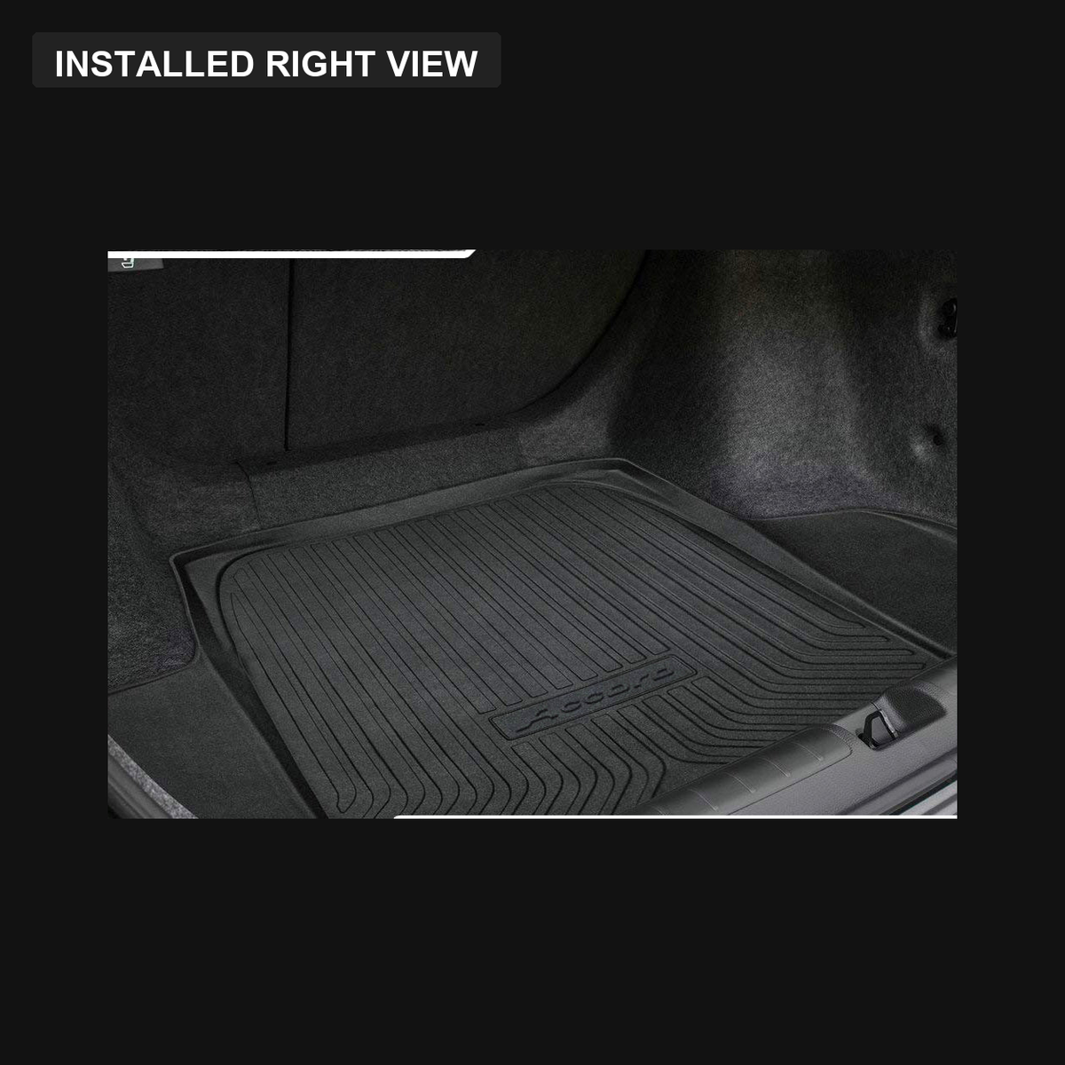 Honda Accord CV3 Hybrid boot tray installed right view