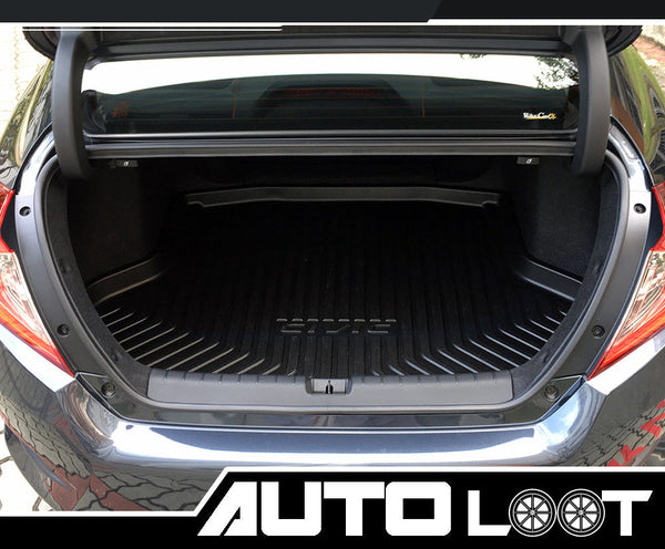 Boot tray installed in a Honda Civic 10th Gen FC Sedan